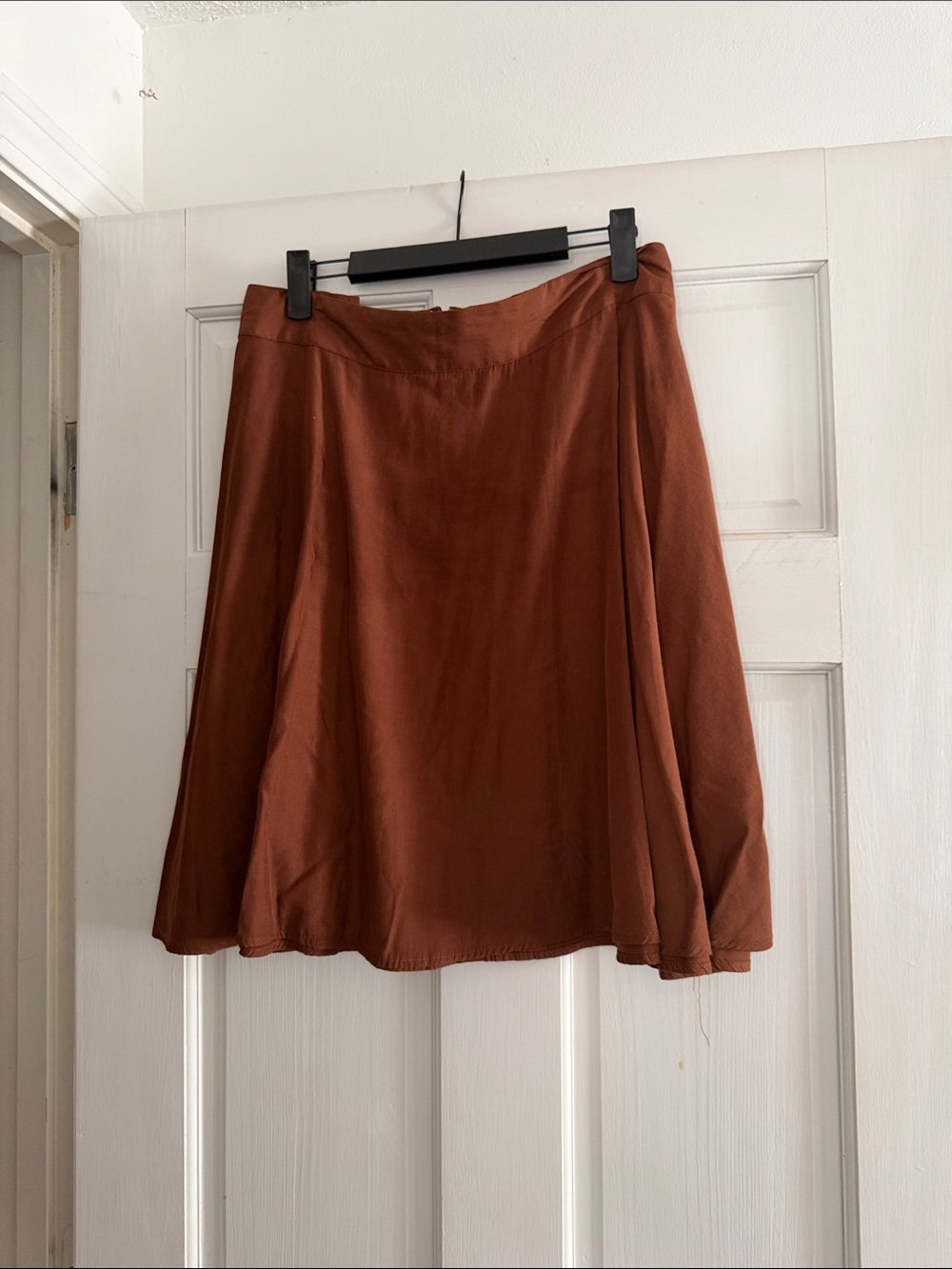 Unique Vintage Rust Brown Circle Skirt